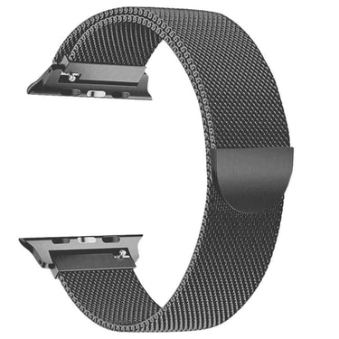 Milanese Metal App Watch Strap in Graphite Grey